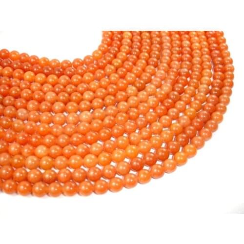 1 Strand 100% Natural Red Aventurine Beads 4MM 6 MM 8MM 10MM 12MM Round Semi Gem Stone Jewelry Loose Beads 15.5"/Strand
