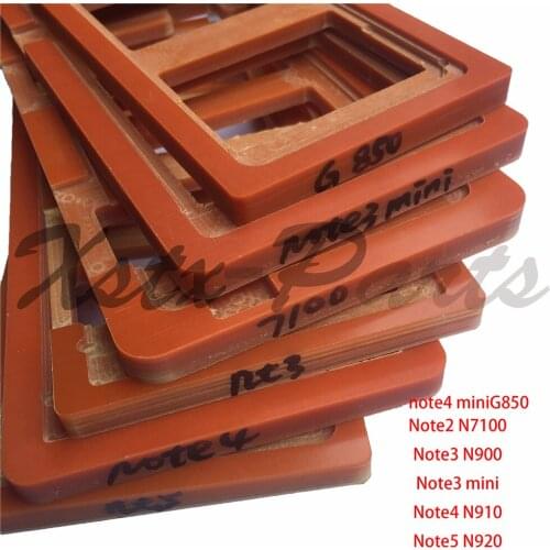 5PCS/LOT Precision Screen Refurbishment LCD Outer Glass Mould Molds for Samsung Galaxy NOTE 2 3 4 5 NOTE2 NOTE3 NOTE4 NOTE5 G850