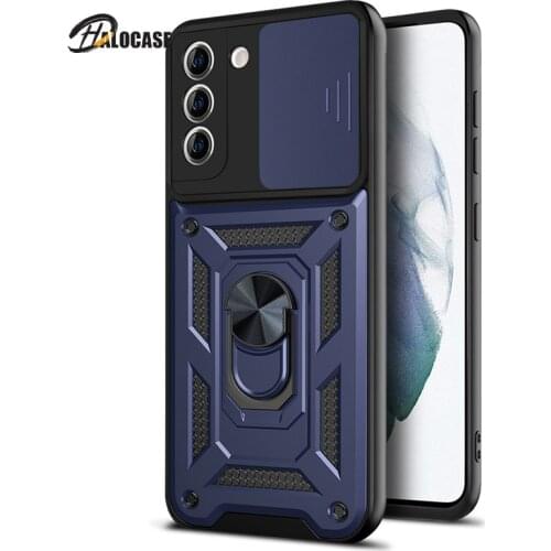 For Samsung Galaxy A52 A72 A42 Case Slide Camera Protector Hard Shockproof Armor Stand Cover Samsng A32 5G A12 4G A22 A82 Covers