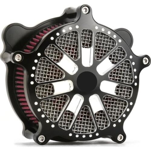 Black VENTURI AIR CLEANER FLHX FLHR FLTR FLHT 1993-2007, Dyna air cleaner softail 1993-2015 air filters