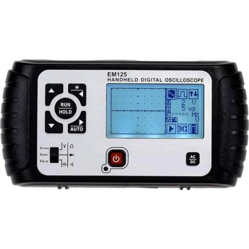 Digital Oscilloscope Portable 25MHz Single Channel 6000-count Chip Multimeter Large LCD Screen High-speed CPU