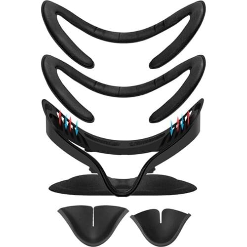 Eye Face Mask Cover for Oculus Quest 2 VR Glasses PU Mask Replacement Bracket Anti-Fogging Lens Cover for Quest 2