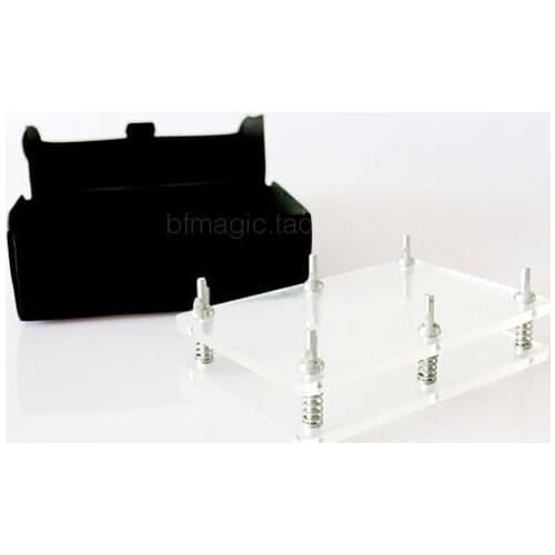 Crystal Card Press,Crystal Card Flatten Restore Deformation (not include playing card, magic tricks accessory,gimmick