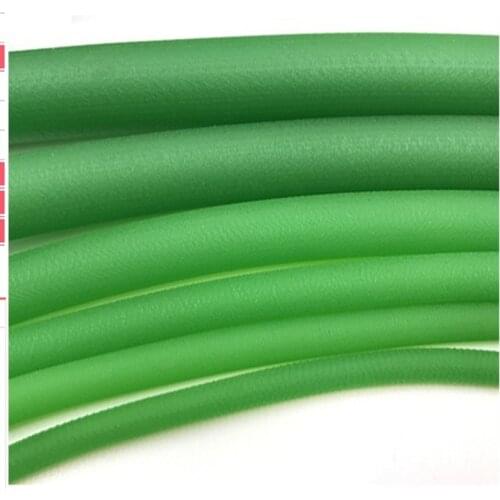 1Meter Polyurethane Belt PU Round Belt With Green Meltable Cord