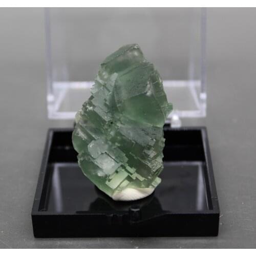 BEST! 100% Natural green fluorite Mineral specimen cluster crystal specimens Stones and crystals Healing crystal box size 3.4 cm