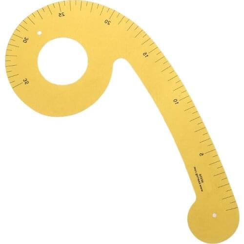 Multifunctional Sewing Tool Comma Shaped Measure Curve Ruler DIY Clothing Drawing Template for Dressmaking Designers Tailors