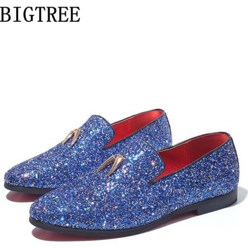 Fashion Glitter Shoes Men Party Shoes For Men Formal Shoes Men Designer Zapatos De Hombre Erkek Ayakkabi Coiffeur Scarpe Uomo