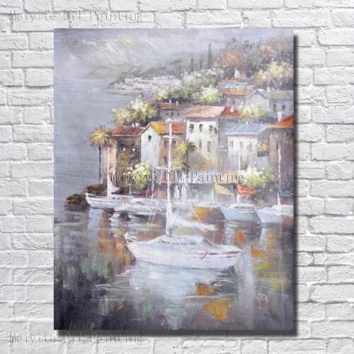 Wall Canvas Hand Painted Oil Painting On Canvas Beautiful Landscape Oil Painting Canvas Wall Art Living Room Decor no Framed