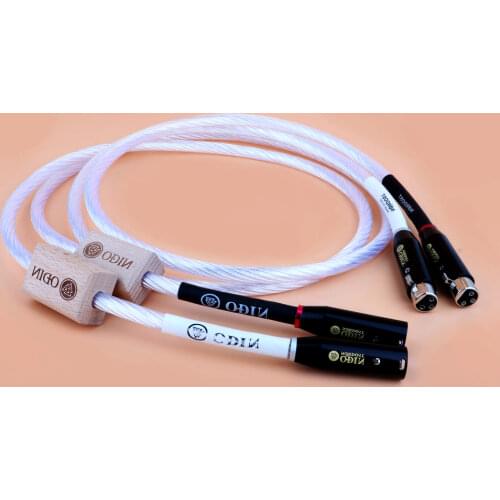 High performance Supreme Reference interconnects cable with silver plated XLR plug connector