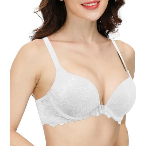 New Lace Bralette Push Up Lace Women Bras Sexy Underwire Padded 1/2 Cups 30 32 34 36 38 40 42 44 A B C D DD E Dropshipping
