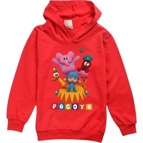 POCOYE Toddler Fall Hoodies Teenage girls Clothing Cartoon Baby Boy Hoodie Girls Christmas Costume Birthday POCOYE Hoodies 2021