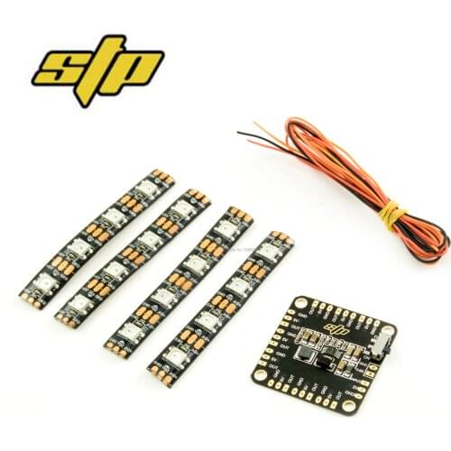 Star Power STP RGB LED Lights Board 7 Color with controller switch for FPV RacingQuadcopter drone