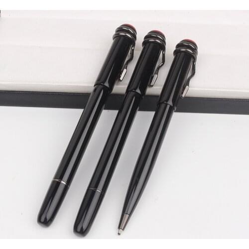Luxury Red Et Black Rollerball Pen Best Edition Ballpoint Pen M Nib Fountain Pens for Writing Office Supplies
