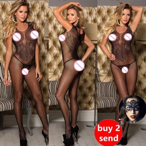 Sexy fetish lingerie Teddies Bodysuits hot Erotic lingerie body suit elasticity mesh body Bodystocking sexy underwear costumes