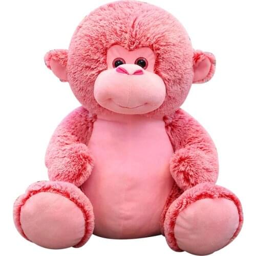Sitting smile monkey auspicious elephant plush toy cute girl gift zodiac monkey auspicious elephant