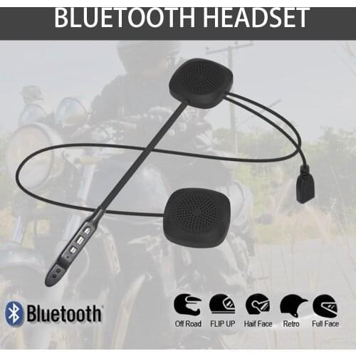 Stereo Speaker Headphone Motorcycle Helmet Headphone T2 Wireless Bluetooth 5.0 Motorcycle Helmet Headset MP3 Speaker