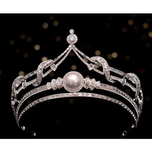 Princess Wedding Bridal Bridesmaid Tiara Crown Headband Girls Crystal Rhinestone Jewelry Hair Accessories Bride Head Ornament