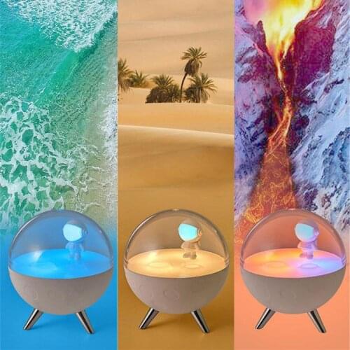 LED Night Light Cartoon Astronaut Lamp Rechargeable Color Change Light Childrens Lights Night Lamp Home Decoration Dropshipping