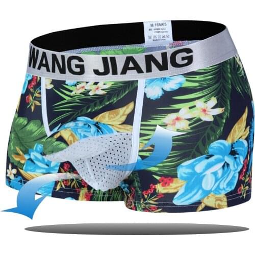 Fancy Mens Elephant Nose Penis Pouch Boxershorts Cock Sleeve Male Panties Breathable Gay Underwear Soft Pouch Underpants