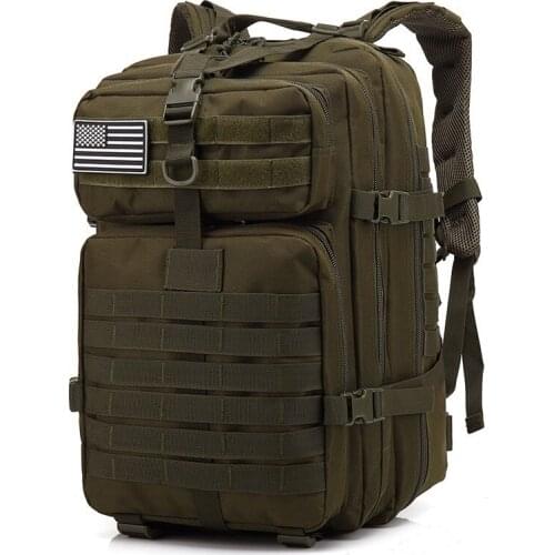 45L Large Capacity Man Army Military Assault Bags Outdoor 3P EDC Molle Pack for Trekking Camping Outdoor Bag