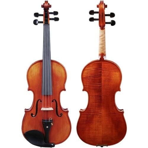 High-Grade 4/4 Solid Wood Acoustic Violin Fiddle With Case Bow Spruce Panel Violin Beginner Students Musical Instrument Gift