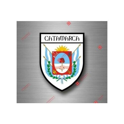 Funny Racing Sticker Decal Souvenir Car Coat Arms Shield City Travel Argentina Catamarca Car Decal Decoration Laptop