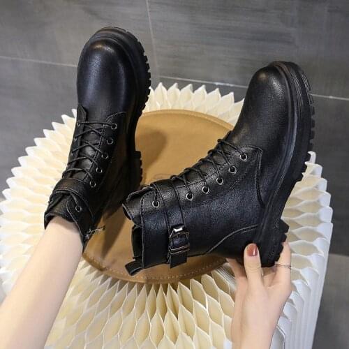 Custom Made Women Boots Women High Quality Genuine Leather Boots Martens Autumn Botas Mujer Female Comfortable Shoes