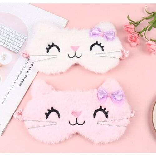 1 Pieces Sleeping Mask Blindfold Eye Cover Kids Anime Sleep Mask Cartoon Travel Rest