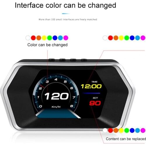 2020 Car Dispaly Automobile Smart Multifunctional HD HUD Heads-up Display with OBD Interface CSL88