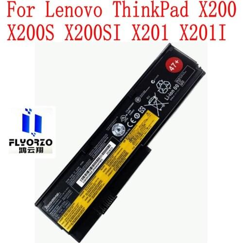 100% Brand New Original 4.76Ah/57WH Lenovo 42T4835 42T4834 Battery For Lenovo ThinkPad X200 X200S X200SI X201 X201I Laptop