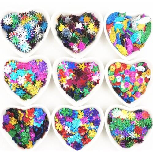 Multi Shape Sequins Laser Mixed Sequin PVC Paillettes Party Decoration Sewing Wedding Craft DIY Garment Lentejuelas Accessories