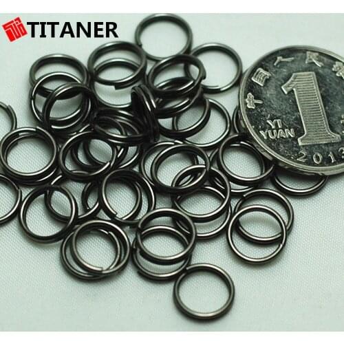 20pcs/lot High Quality Titaner Manganese Steel Key Chain Mini-Style Portable Keyring Circle Ring Holder Utility Never RUSTED
