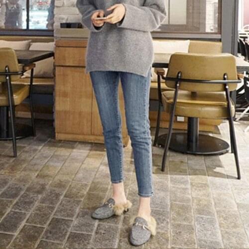 New Winter 2018 Black High Waist Mom Boyfriend Jeans For Women Trousers Denim Pants Skinny Jeans Woman Feminino Femme Plus Size