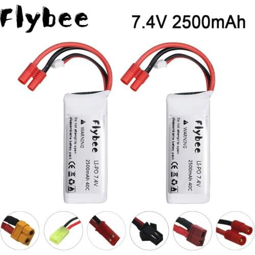 2pcs 7.4v Lipo battery for Syma X8C X8W X8G X8 RC Quadcopter for wltoys 12428 12423 Car Parts 7.4 V 2500mAh Toys Battery 903480