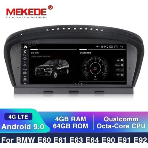 MEKEDE HD IPS ID7 8 cores android 10 car gps dvd multimedia player for BMW 5 Series E60 E61 E63 E64 E90 E91 E92 CCC CIC