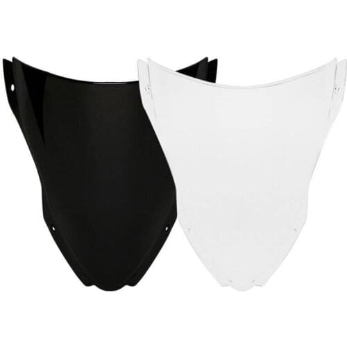 Motorcycle Dual Bubble Windshield Windscreen Fit For Kawasaki Ninja ZX-10R ZX10R 16-17