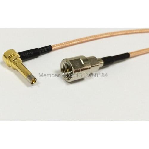 New FME Male Plug To MS156 Right Angle Connector RG316 Cable Adapter 15CM 6" Wireless Modem Pigtail