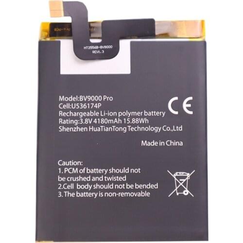 100% New Original BV9000 4180mAh Battery For Blackview BV9000 Pro BV9000pro Smart Mobile Phone li-ion Battery