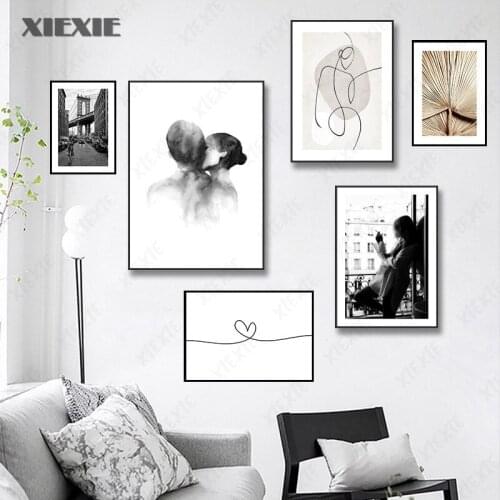 Modern Abstract Picture Plant Nature Posters Wall Art Canvas Painting Minimalist Nordic Posters and Prints for Home Decoration