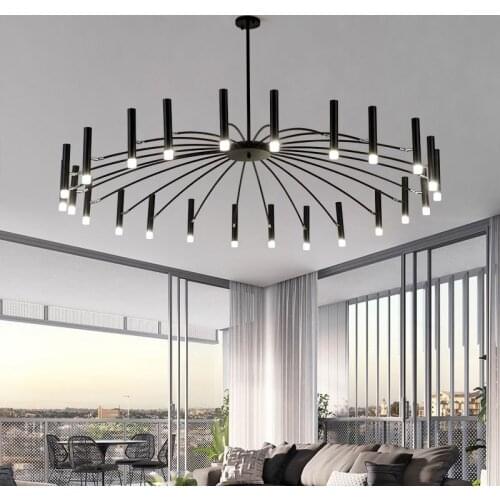 Black Ceiling Chandelier Lamparas De Techo Colgante Moderna for Living Room Bedroom Light Fixtures Tree Branch Chandelier