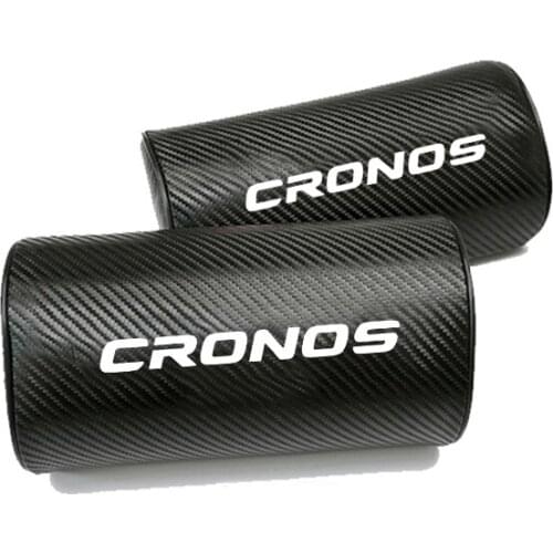 For Fiat Cronos Carbon Fiber Texture PU leather Auto Car Seat Head Neck Rest Cushion Neck Support Safety Pillow Headrest Pad