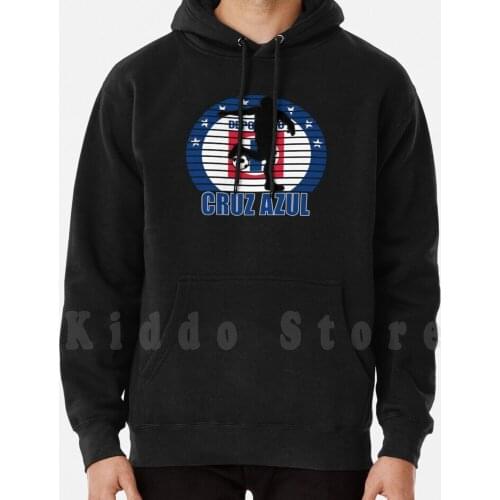 Cruz Azul Mexican Team With Football Player Hoodie Long Sleeve Cruz Azul Team Deportivo La Maquina Soccer
