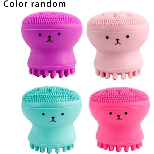 Universal Octopus Silicone Facial Cleanser Small Octopus Silicone Facial Brush Facial Massage Facial Cleanser