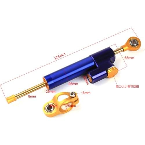 Universal Motorcycle Adjustable Steering Damper Stabilizer For Honda MSX125 Ducati Diavel BMW R1200RT Suzuki GSXR 1000
