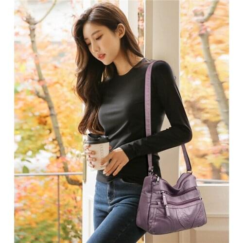 Women Shoulder Bag Pu Leather Luxury Handbags WomenS Bags Designer Shoulder Crossbody Bag Female Fashion Female For Ladies 2021