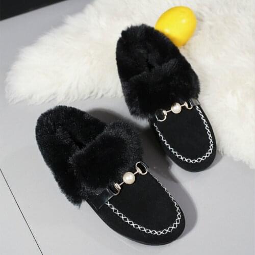 Women Boots Ankle Boots for Womens Platform Female Girl Fur Boots 2020 New Furry Snow Boots Winter Shoes U11-61