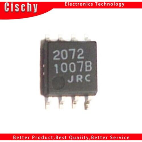 1pcs/lot NJM2072 NJM2072M JRC2072M 2072 SOP-8-5.2MMV