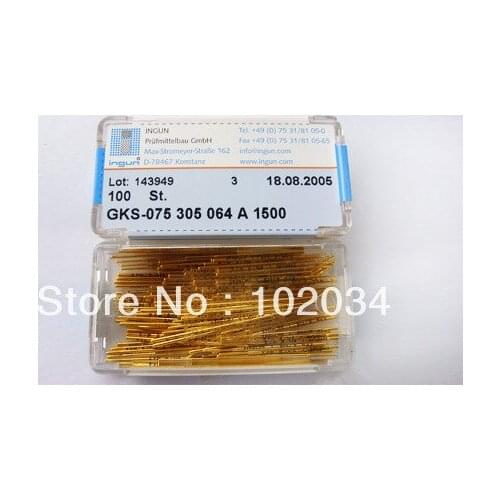 100PCS/LOT INGUN GKS-075-305-064 GKS-075 305 064 A 2000 Spring Test Probe Pogo Pin made in Taiwan