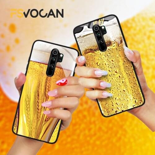 World Cool Beer Bar Phone Case For Xiaomi Redmi POCO Note 10 9 8 Pro Max 8T 9S 8A 9A 9C X3 NFC M3 F3 10S Man Boys Bubble Drink