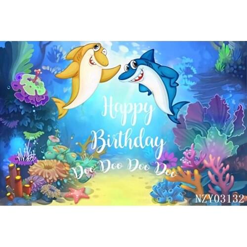 Blue Sky Balloon Warm Family Reunion Backdrop Child Birthday Party Room Decoration Photography Photo Kid Custom Vinyl Background